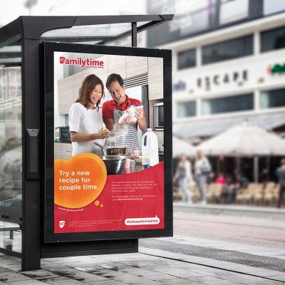 Bus Stop Billboard MockUp